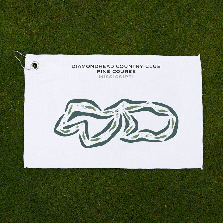 Diamondhead Country Club - Pine Course, Mississippi - Printed Golf Courses