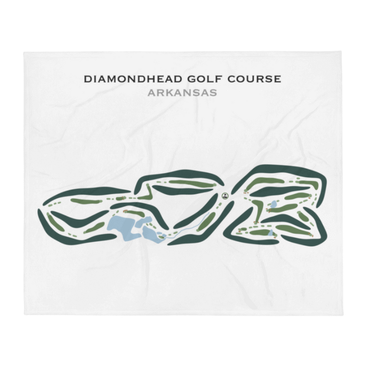 Diamondhead Golf Course, Arkansas - Printed Golf Courses