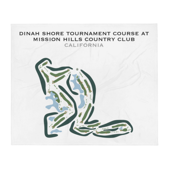 Dinah Shore Tournament at Mission Hills Country Club, California - Printed Golf Courses