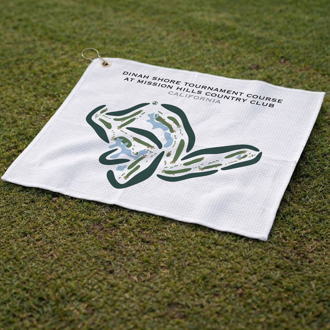 Dinah Shore Tournament Course at Mission Hills Country Club, California - Printed Golf Courses