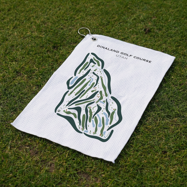 Dinaland Golf Course, Vernal Utah - Printed Golf Courses