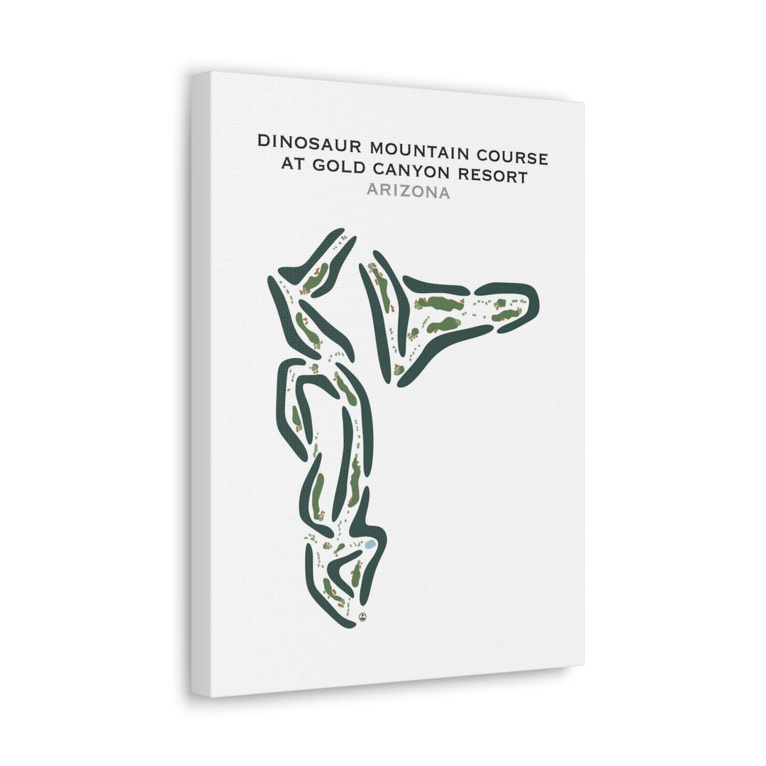 Dinosaur Mountain Golf Course at Gold Canyon Golf Resort, Arizona - Printed Golf Courses