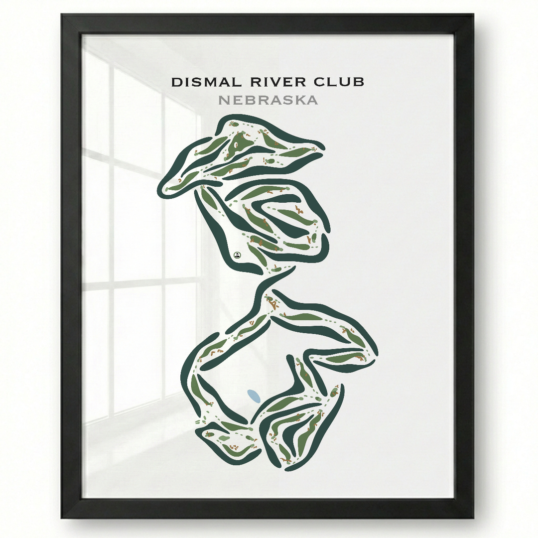 Dismal River Club, Nebraska - Printed Golf Courses