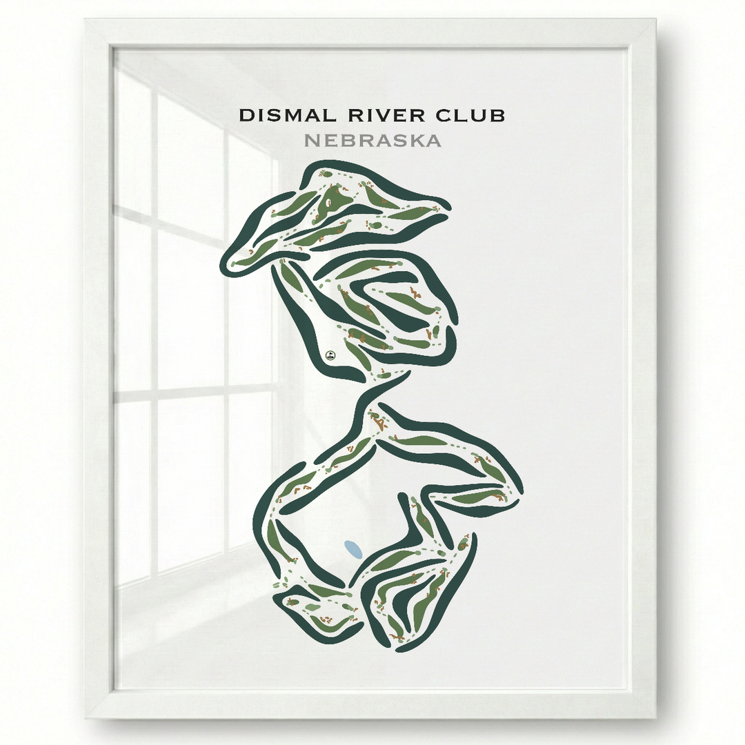 Dismal River Club, Nebraska - Printed Golf Courses