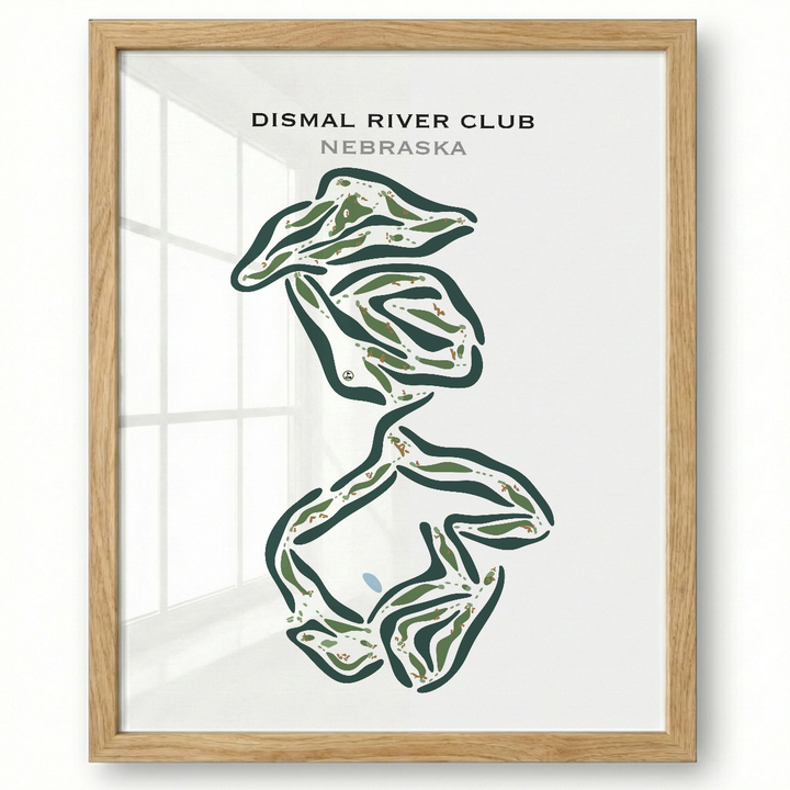 Dismal River Club, Nebraska - Printed Golf Courses