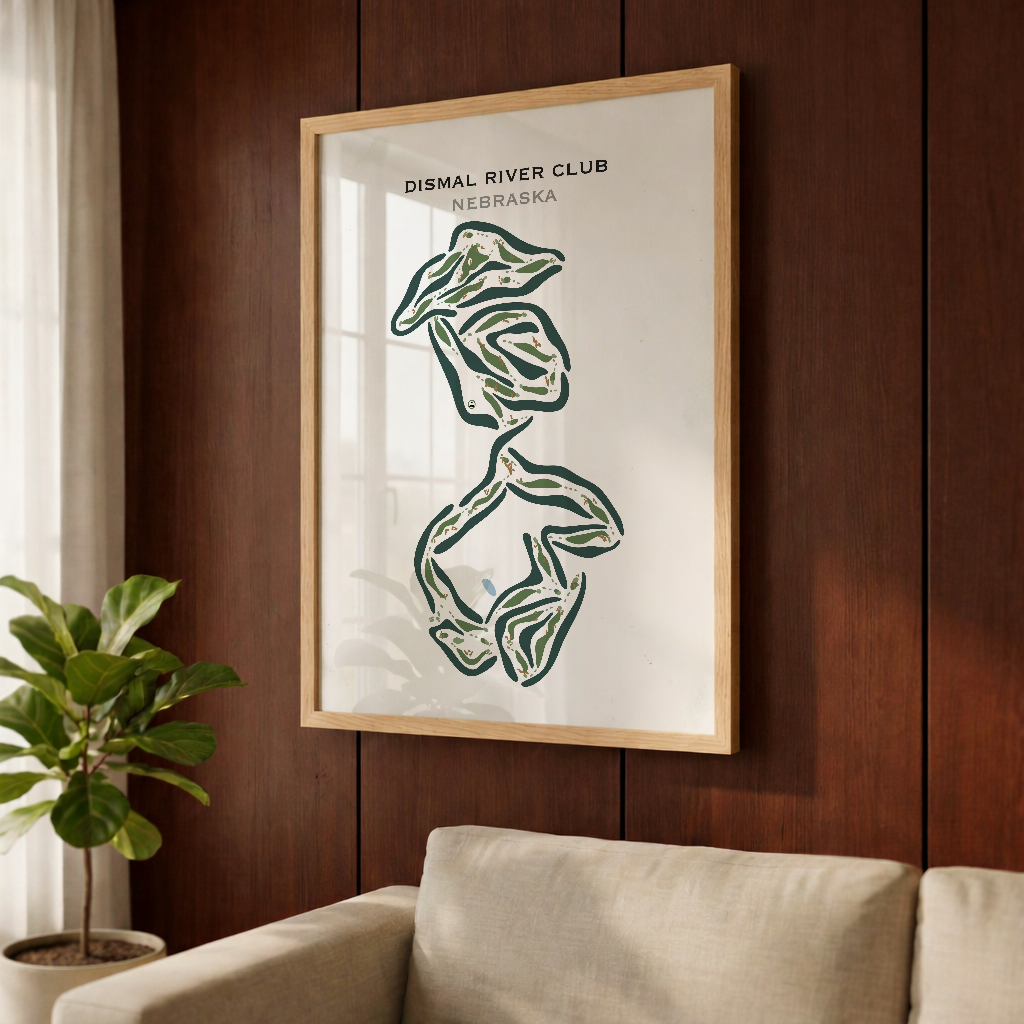 Dismal River Club, Nebraska - Printed Golf Courses