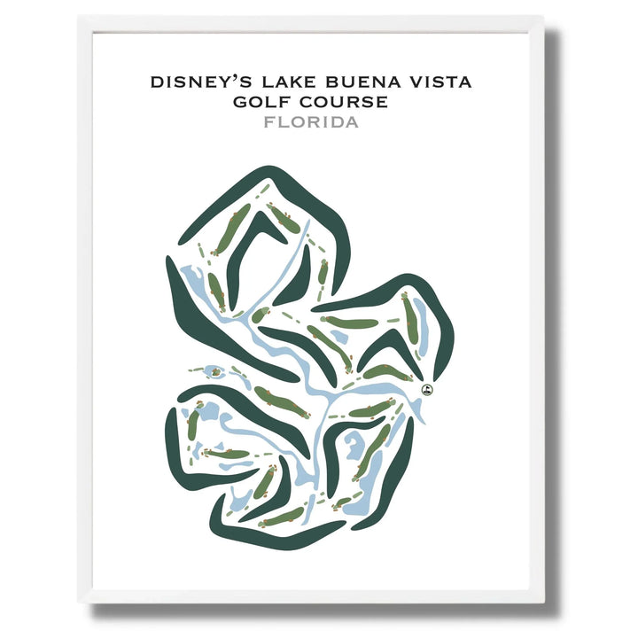 Buy the best printed golf course Disney's Lake Buena Vista Golf Course
