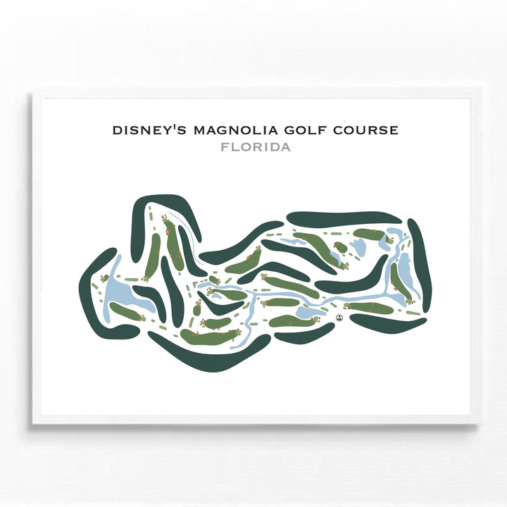 Disney's Magnolia Golf Course, Florida - Printed Golf Courses