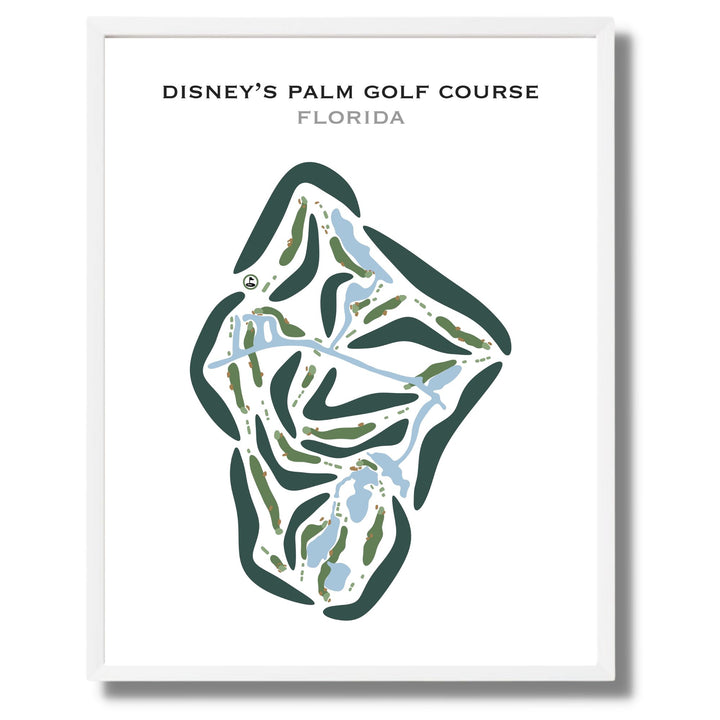 Disney's Palm Golf Course, Florida - Printed Golf Courses