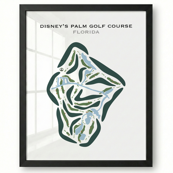 Disney's Palm Golf Course, Florida - Printed Golf Courses