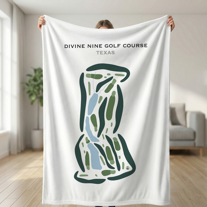 Divine Nine Golf Course, Texas - Printed Golf Courses