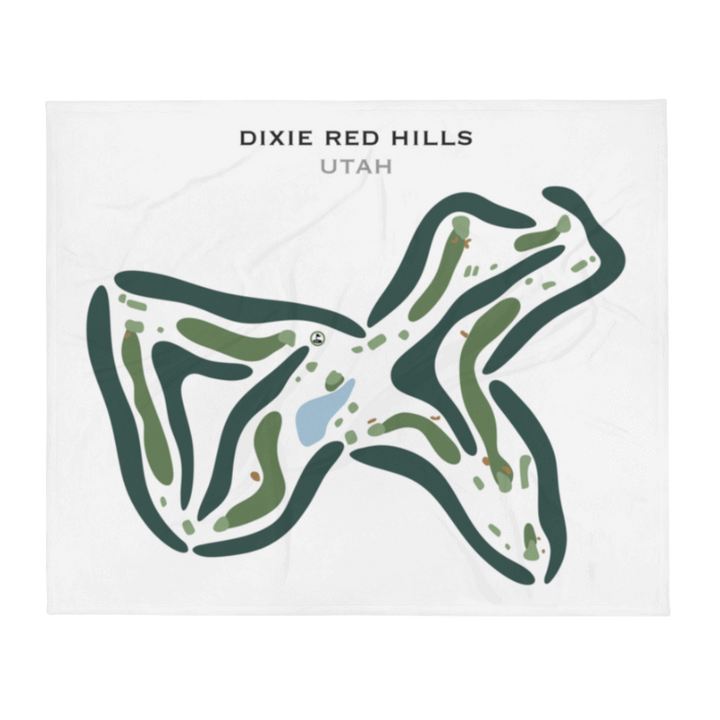 Dixie Red Hills, Saint George Utah - Printed Golf Courses