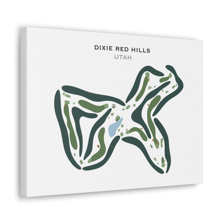 Dixie Red Hills, Saint George Utah - Printed Golf Courses