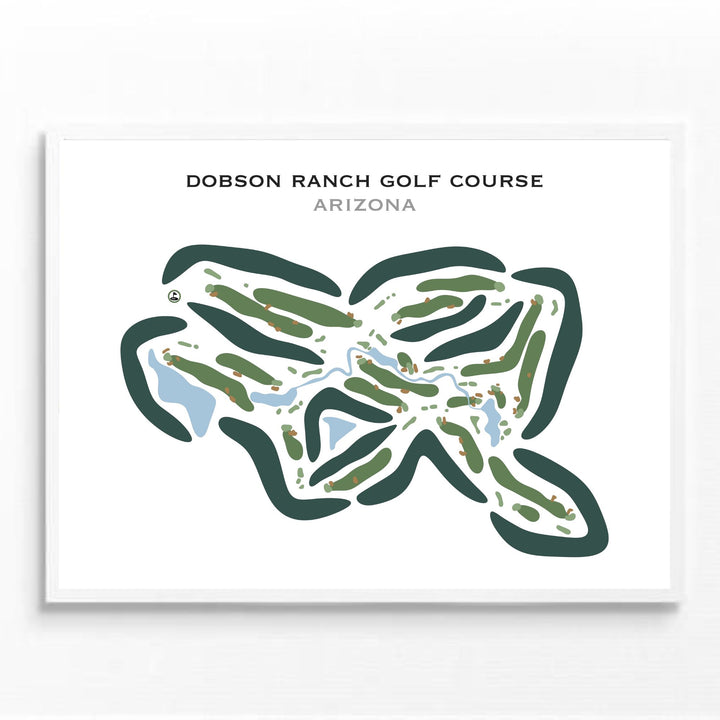 Dobson Ranch Golf Course, Arizona - Printed Golf Courses