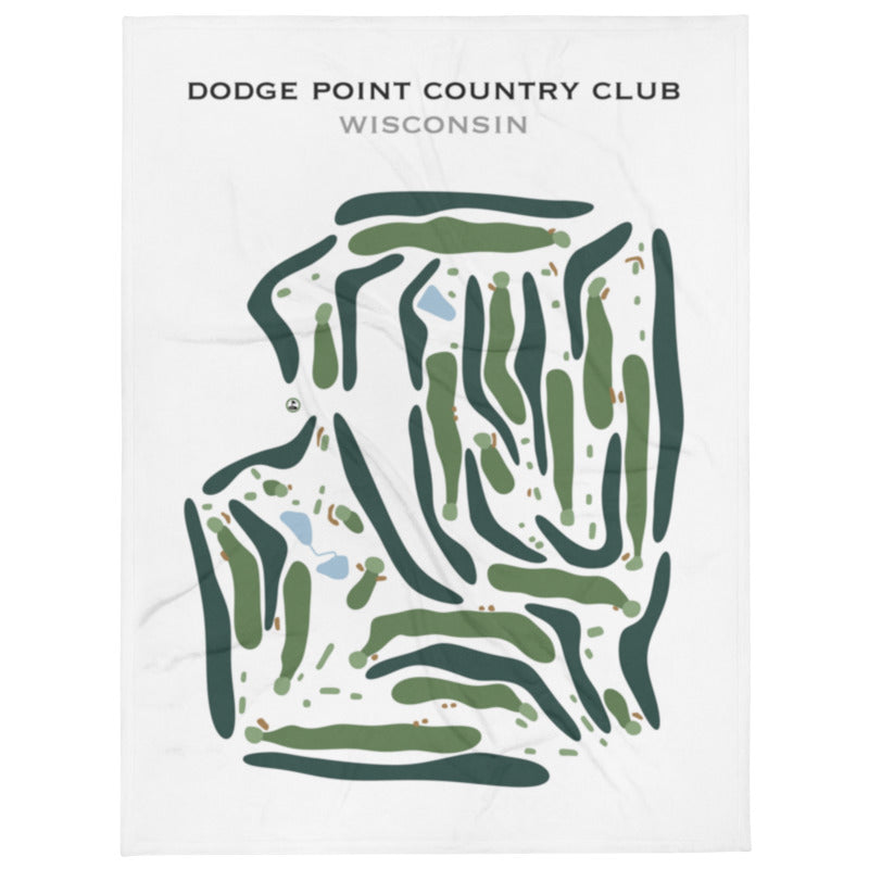 Dodge Point Country Club, Wisconsin - Printed Golf Course