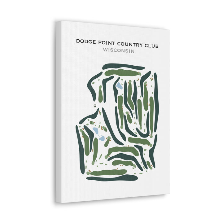 Dodge Point Country Club, Wisconsin - Printed Golf Course