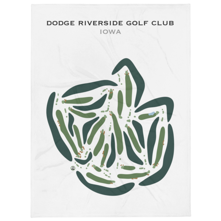 Dodge Riverside Golf Club, Iowa - Printed Golf Courses