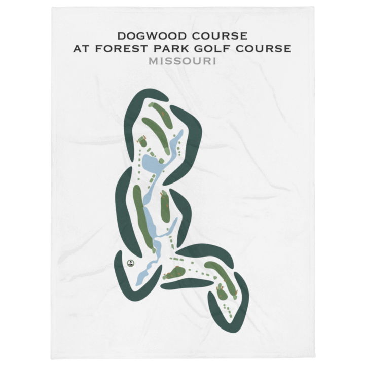 Dogwood Course at Forest Park Golf Course, Missouri - Printed Golf Courses