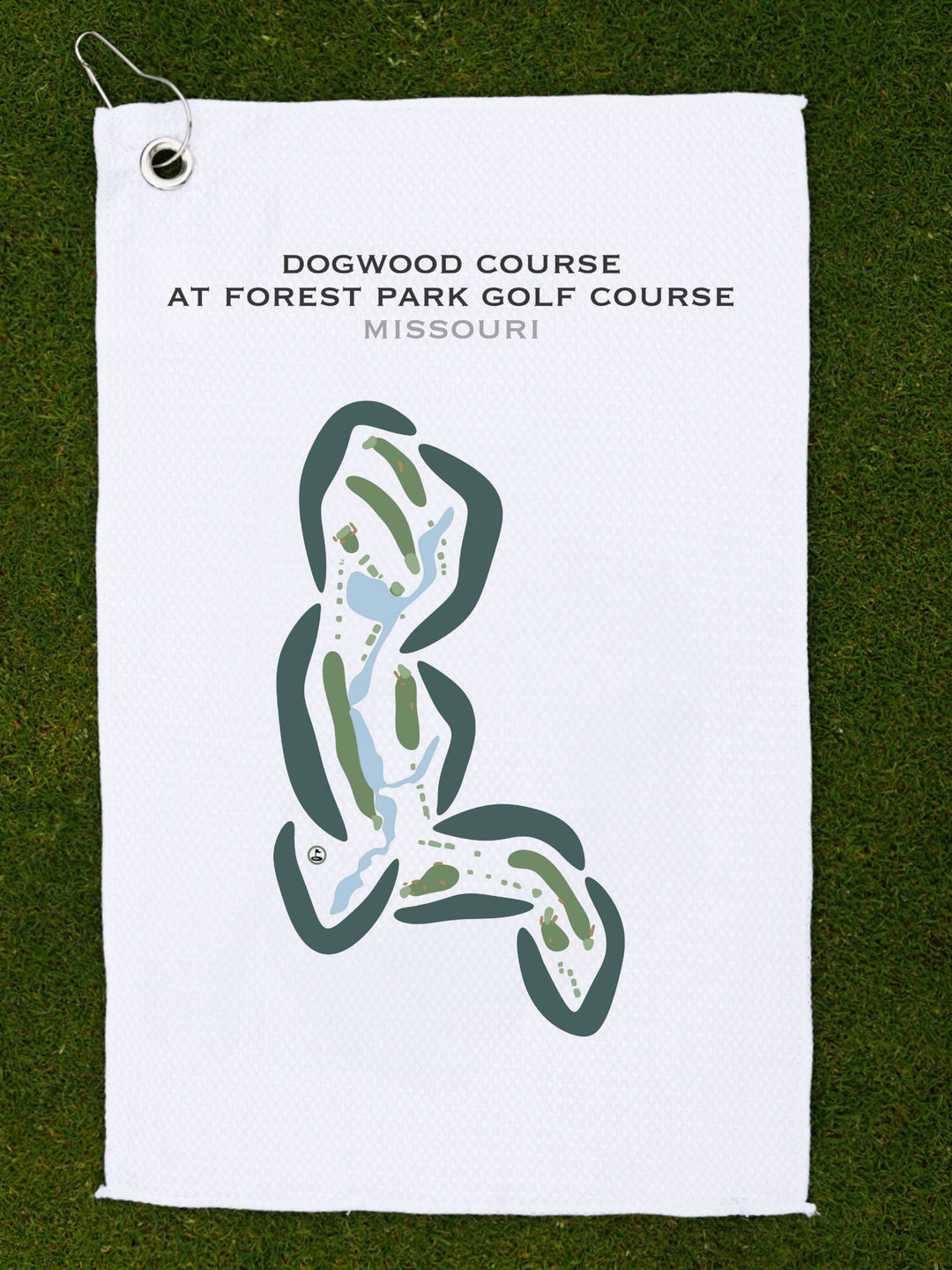 Dogwood Course at Forest Park Golf Course, Missouri - Printed Golf Courses