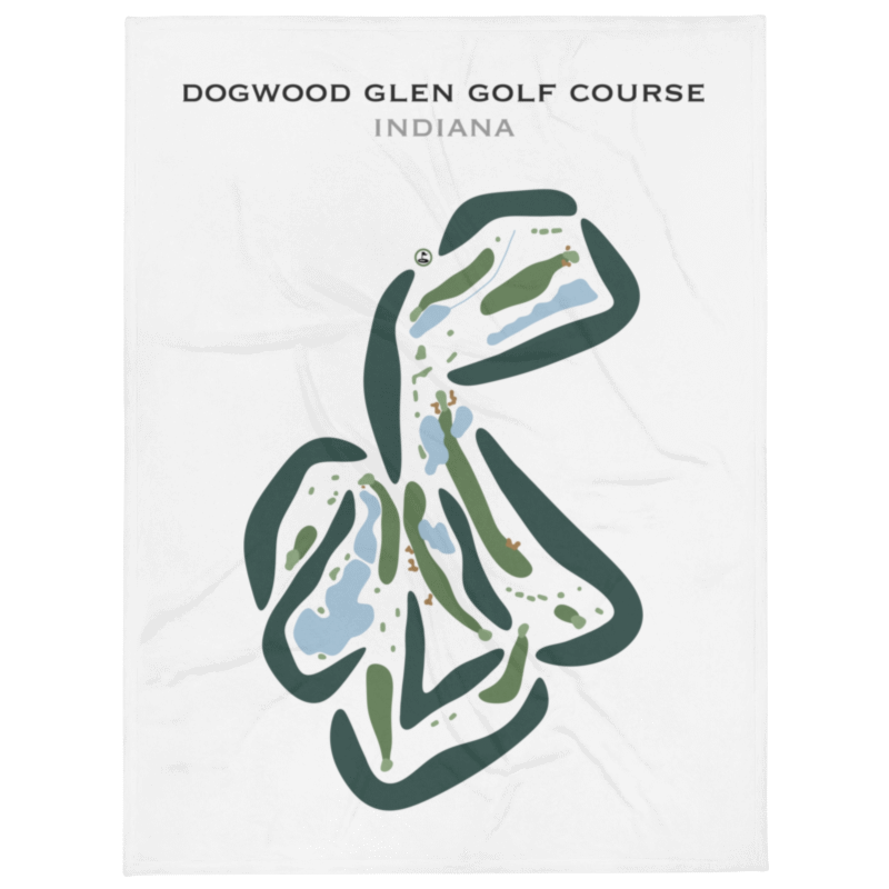 Dogwood Glen Golf Course, Indiana - Printed Golf Courses