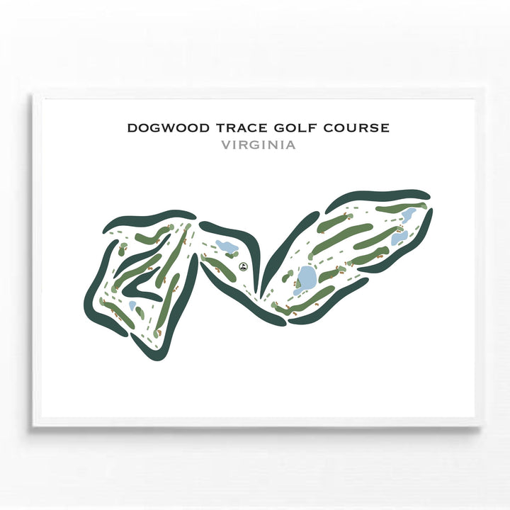 Dogwood Trace Golf Course, Virginia - Printed Golf Courses