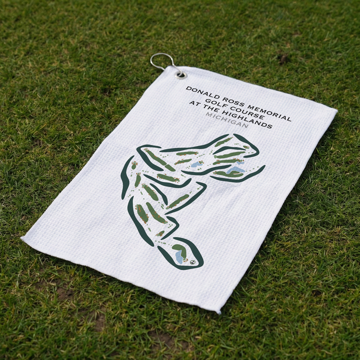Donald Ross Memorial Golf Course At The Highlands, Michigan - Printed Golf Courses