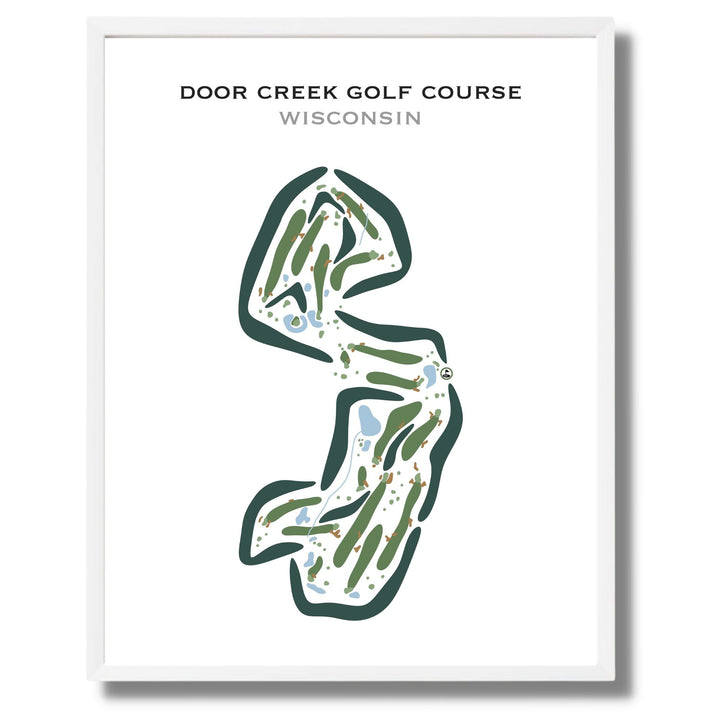 Door Creek Golf Course, Wisconsin - Printed Golf Courses