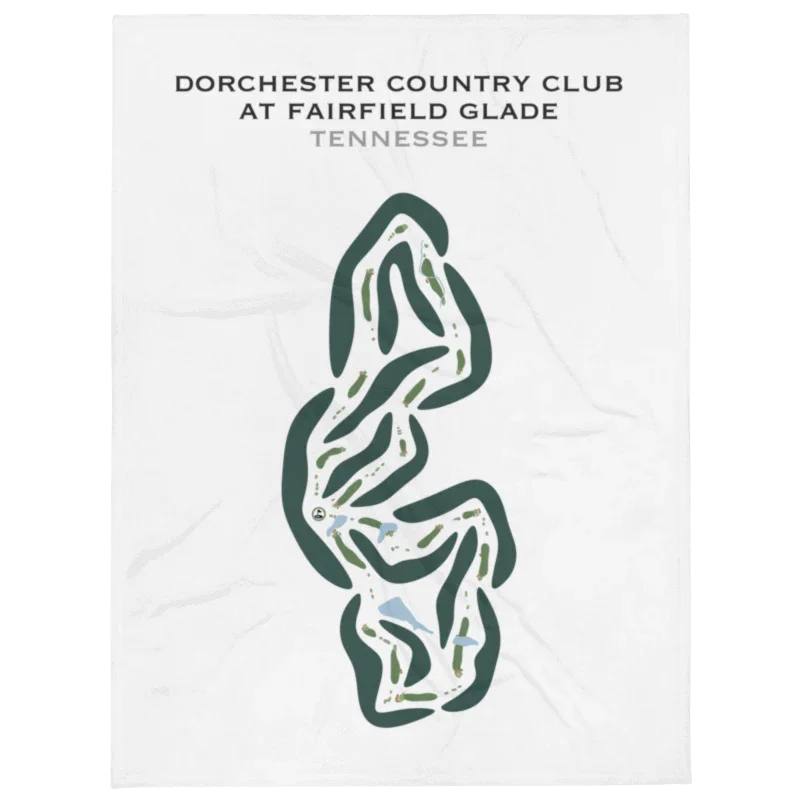 Dorchester Country Club at Fairfield Glade, Tennessee - Printed Golf Courses