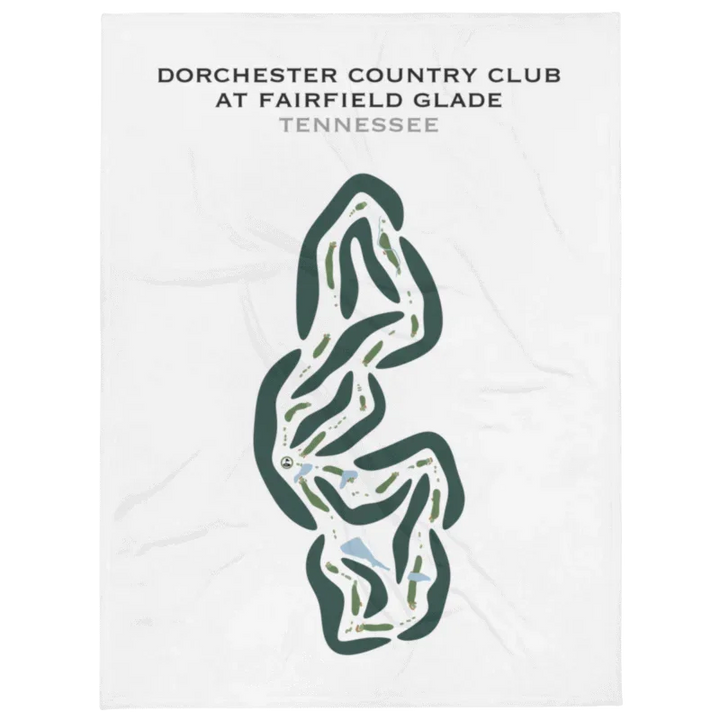 Dorchester Country Club at Fairfield Glade, Tennessee - Printed Golf Courses