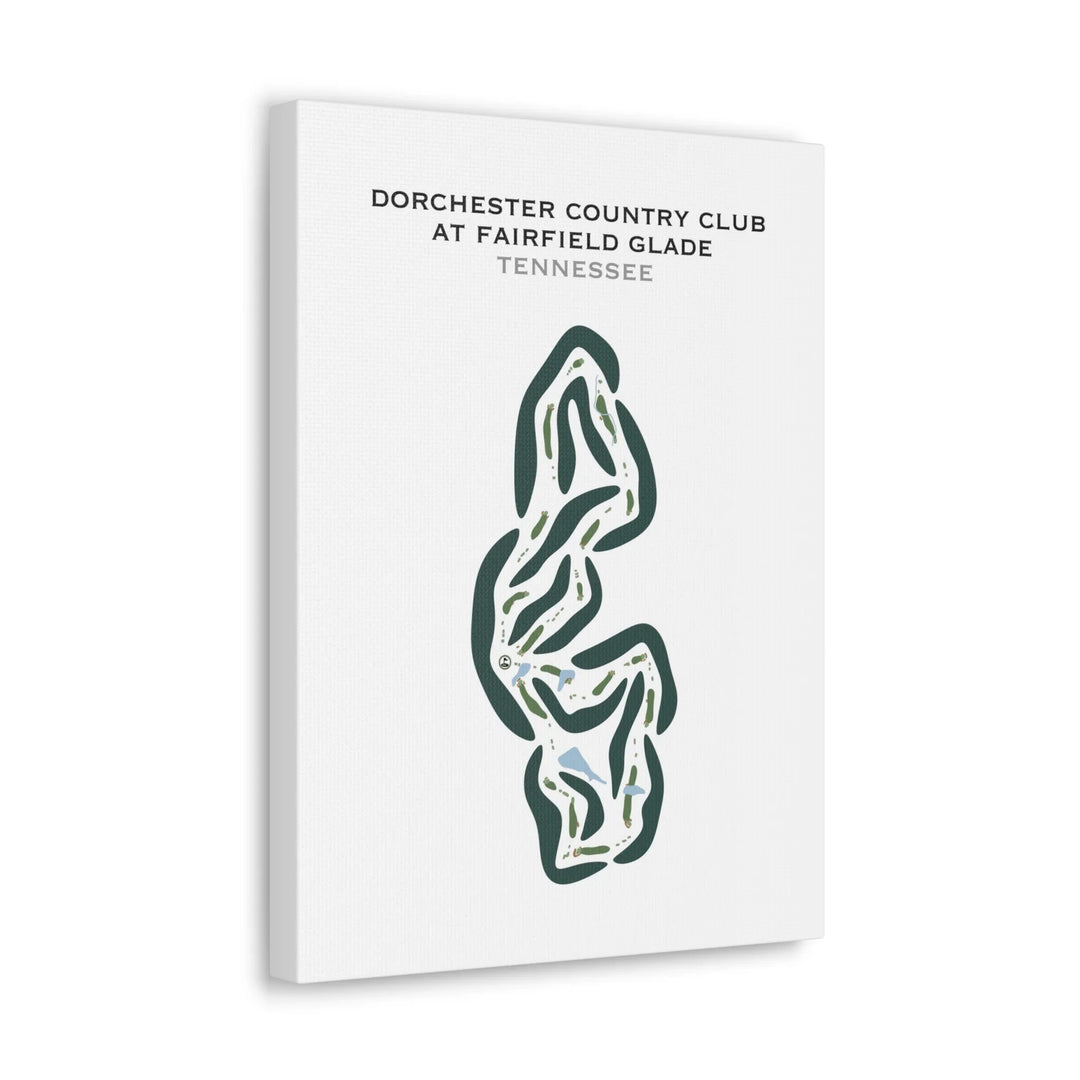 Dorchester Country Club at Fairfield Glade, Tennessee - Printed Golf Courses