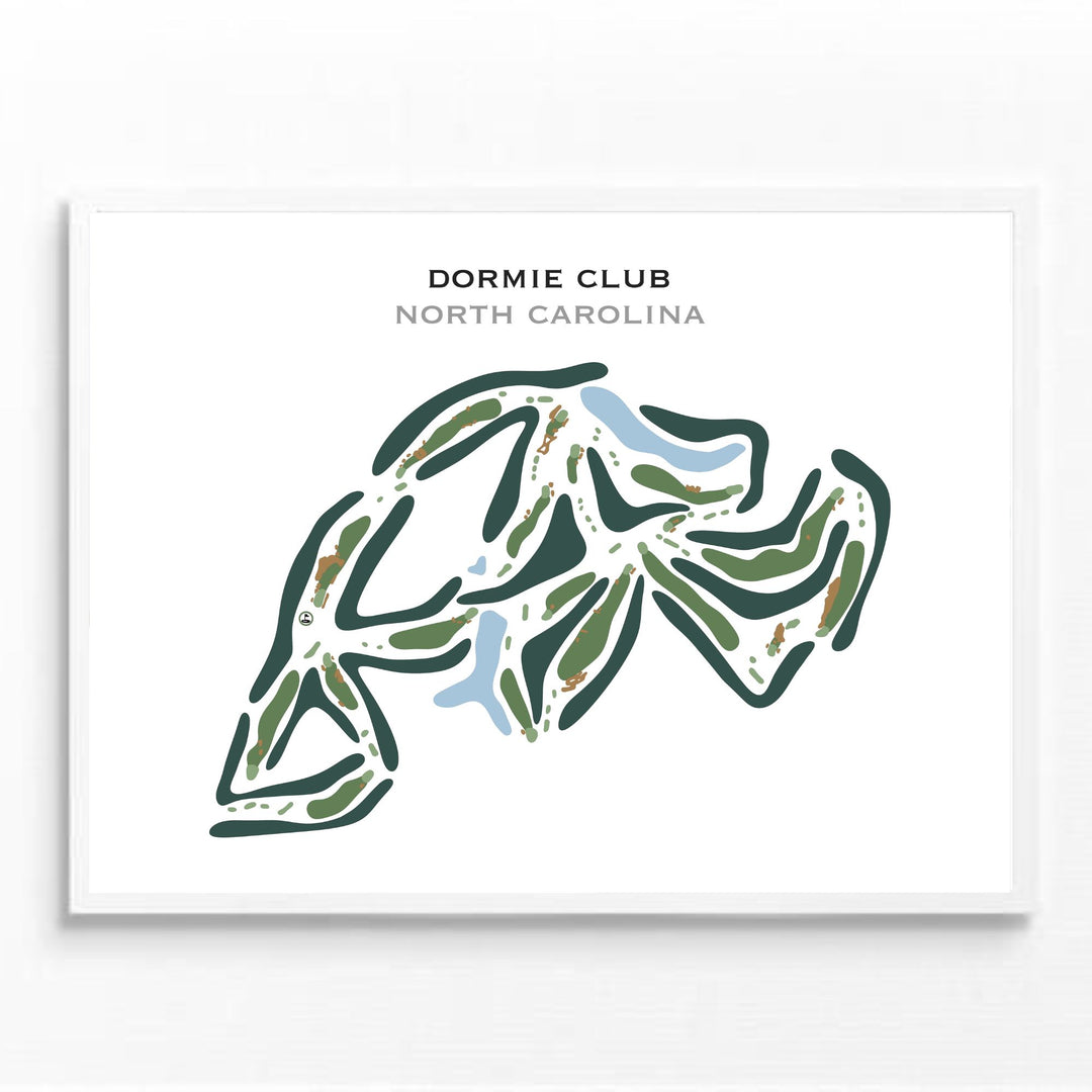 Dormie Club, North Carolina - Printed Golf Course