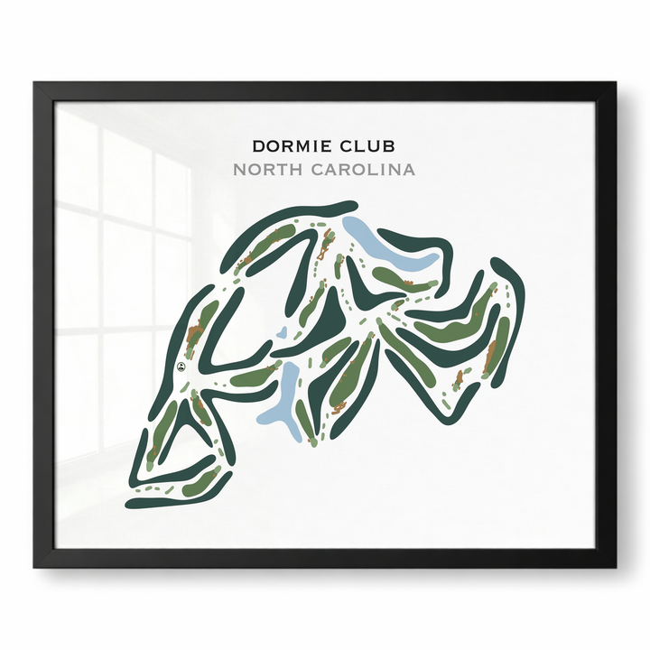 Dormie Club, North Carolina - Printed Golf Course