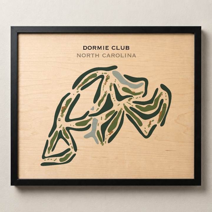 Dormie Club, North Carolina - Printed Golf Course
