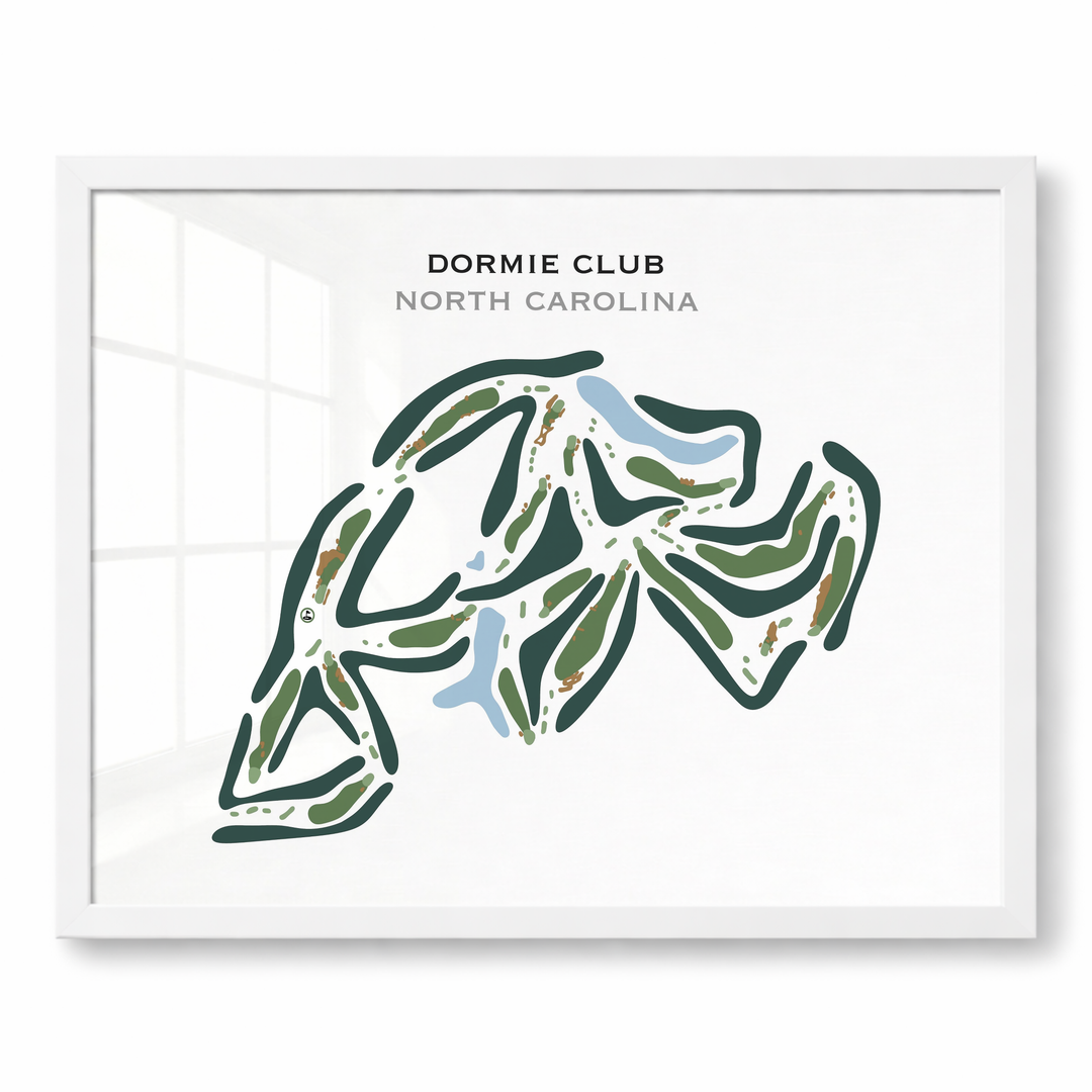 Dormie Club, North Carolina - Printed Golf Course