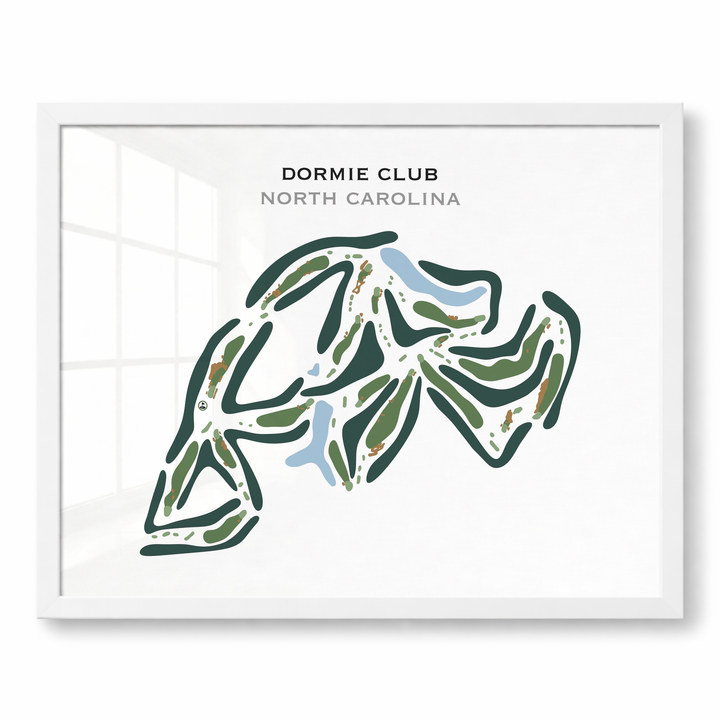Dormie Club, North Carolina - Printed Golf Course