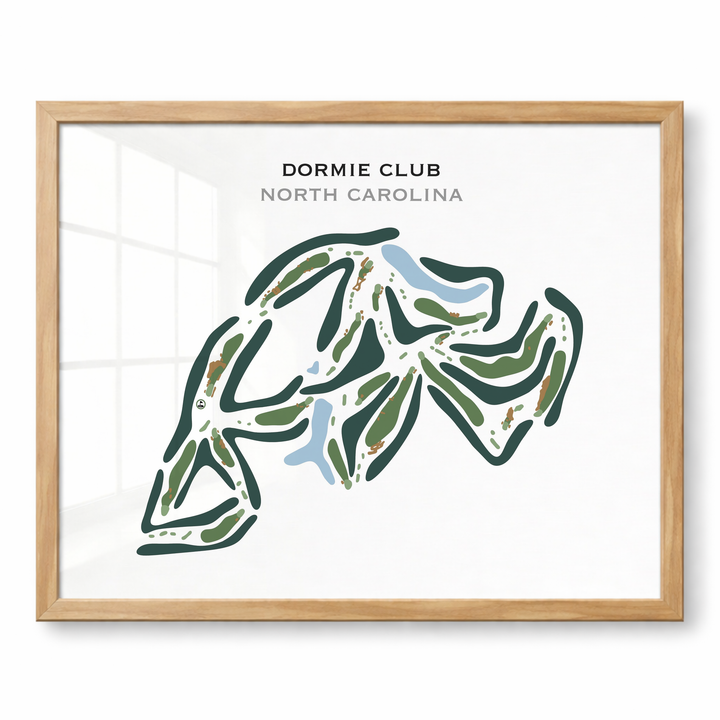 Dormie Club, North Carolina - Printed Golf Course