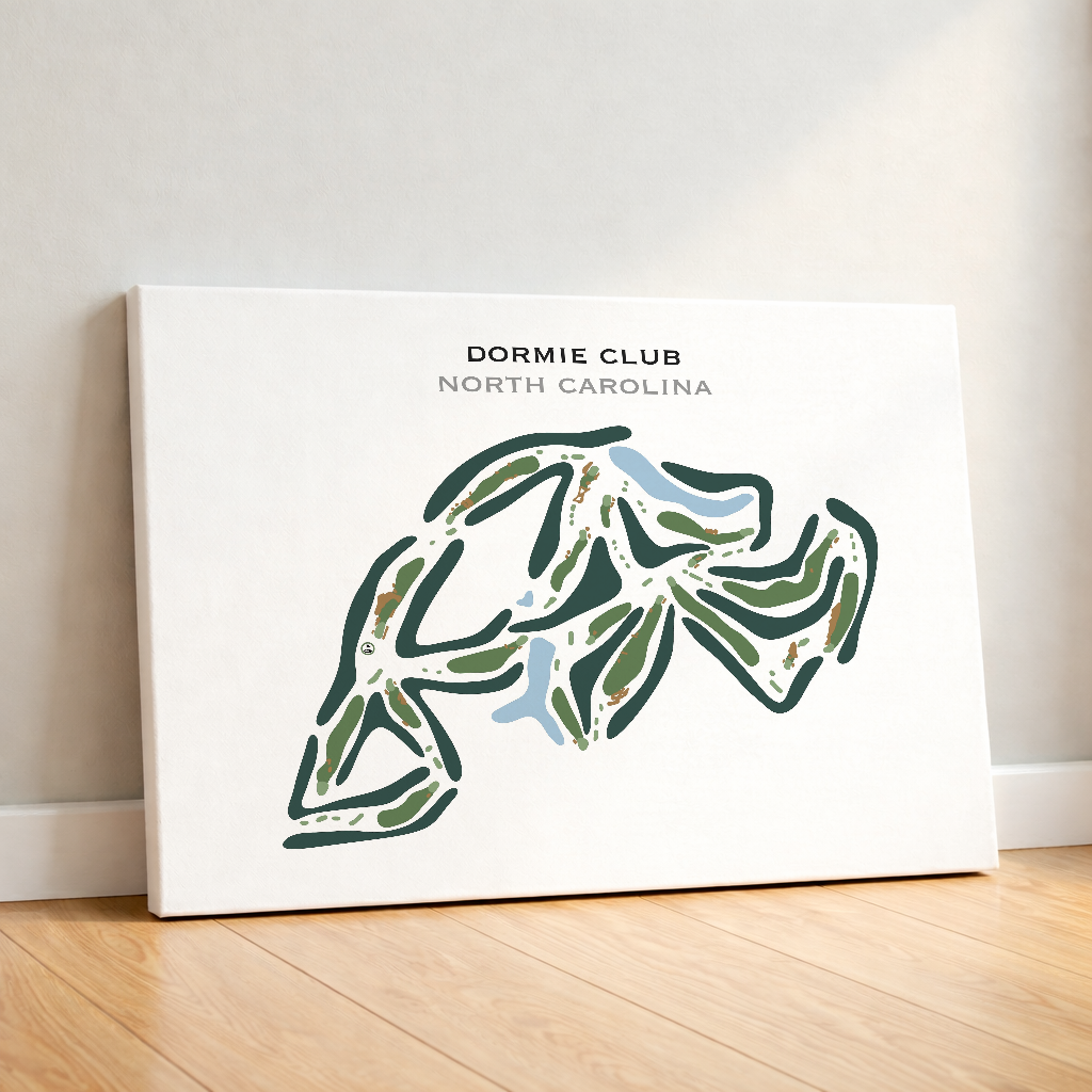 Dormie Club, North Carolina - Printed Golf Course