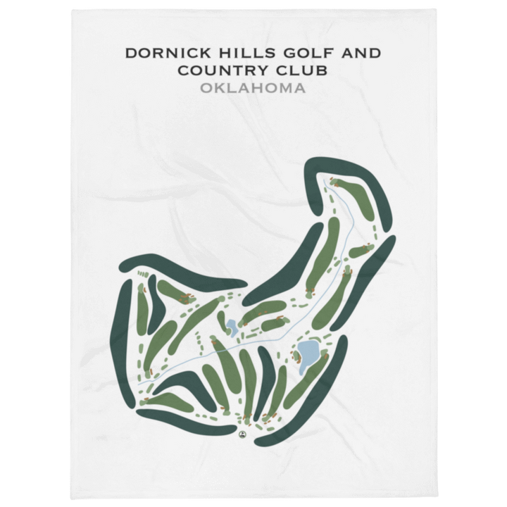 Dornick Hills Golf & Country Club, Oklahoma - Printed Golf Courses