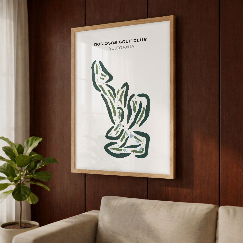 Dos Osos Golf Club, California - Printed Golf Courses