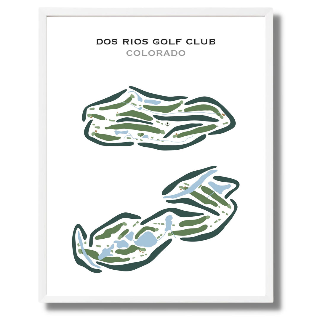 Dos Rios Golf Club, Colorado - Printed Golf Courses