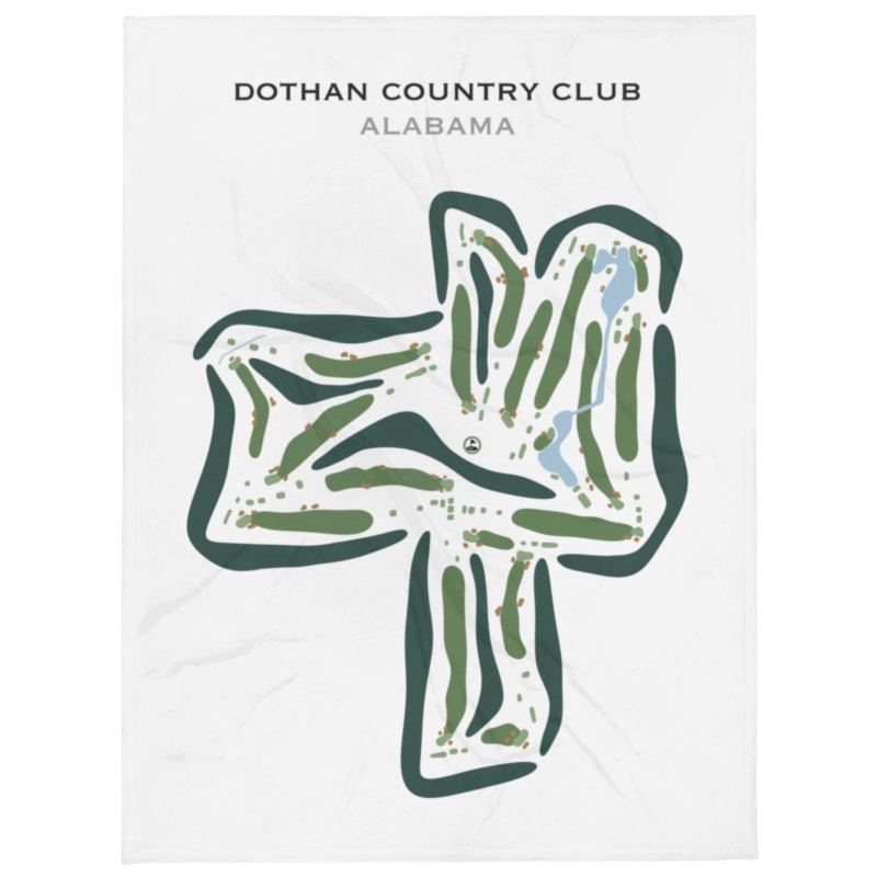 Dothan Country Club, Alabama - Printed Golf Courses