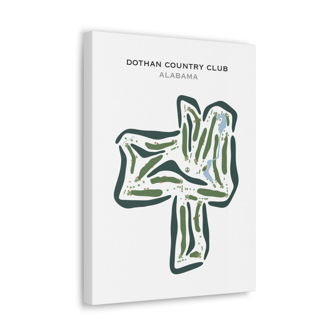 Dothan Country Club, Alabama - Printed Golf Courses