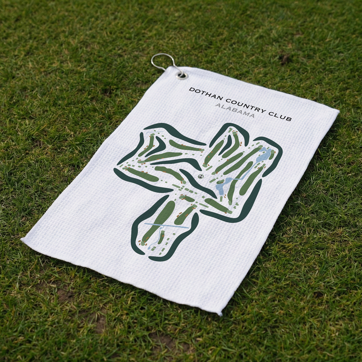 Dothan Country Club, Alabama (New Course Redesign in 2023) - Printed Golf Courses