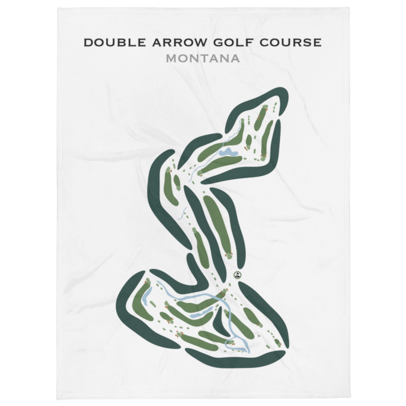 Double Arrow Golf Course, Montana - Printed Golf Courses
