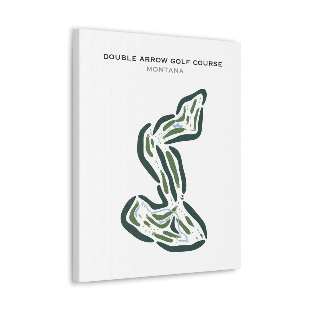 Double Arrow Golf Course, Montana - Printed Golf Courses