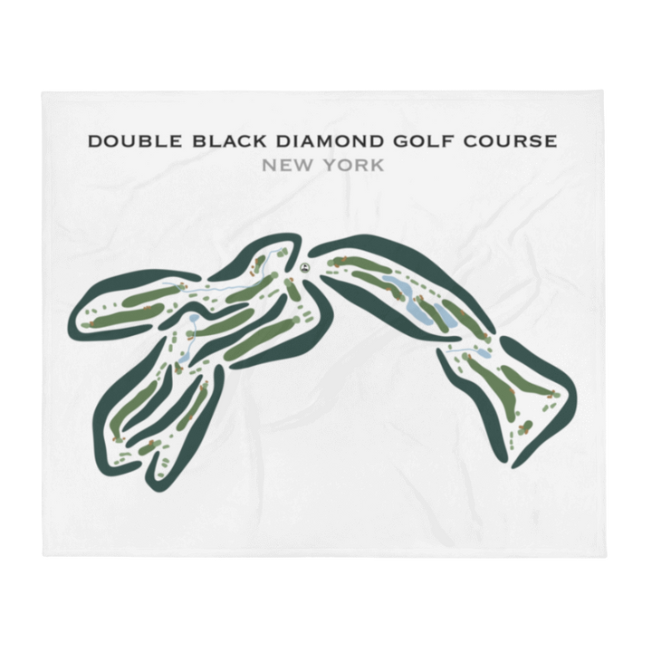 Double Black Diamond Golf Course, New York - Printed Golf Courses