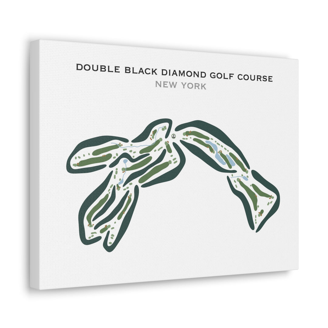 Double Black Diamond Golf Course, New York - Printed Golf Courses