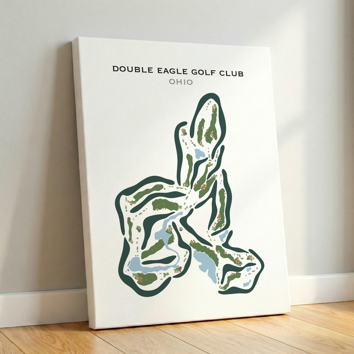 Double Eagle Golf Club, Ohio - Printed Golf Courses