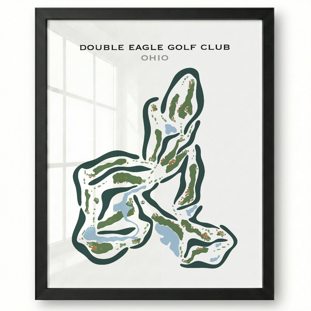 Double Eagle Golf Club, Ohio - Printed Golf Courses