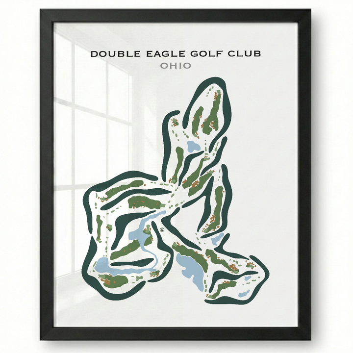 Double Eagle Golf Club, Ohio - Printed Golf Courses